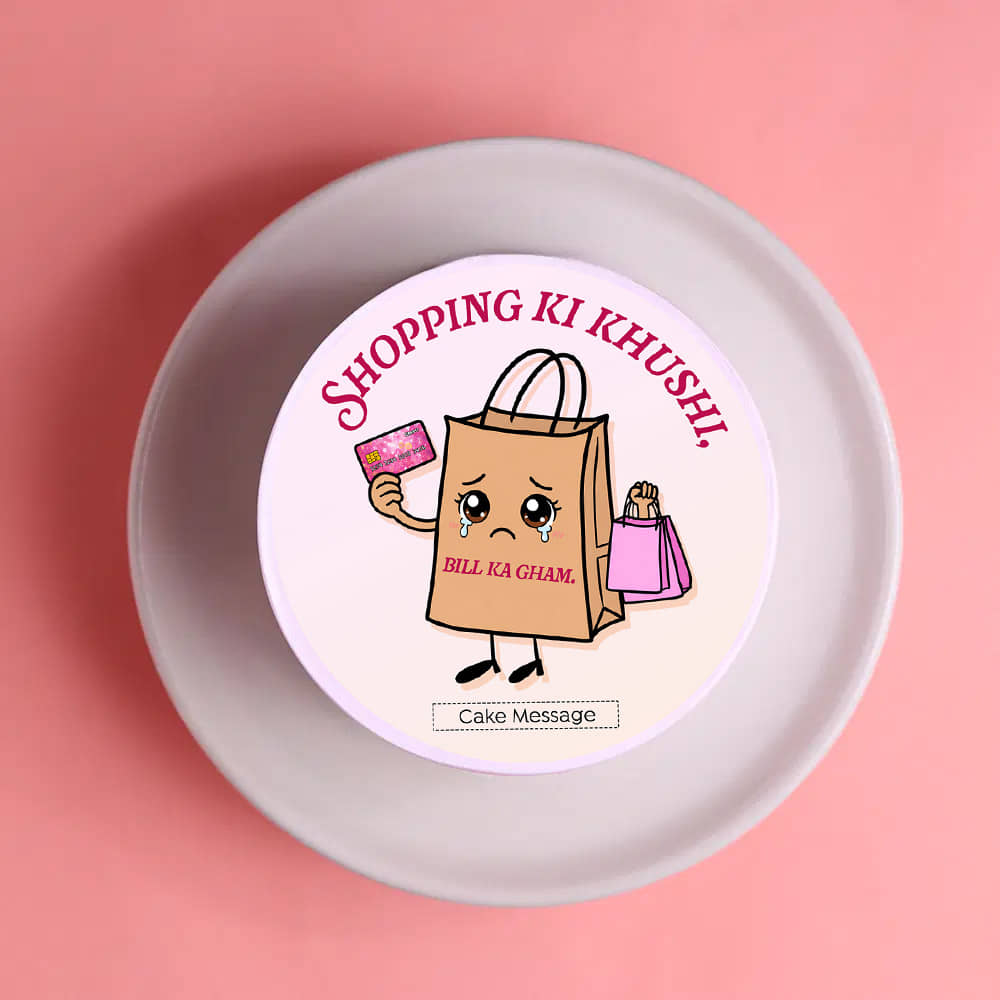 Quirky Shopping Bento Cake