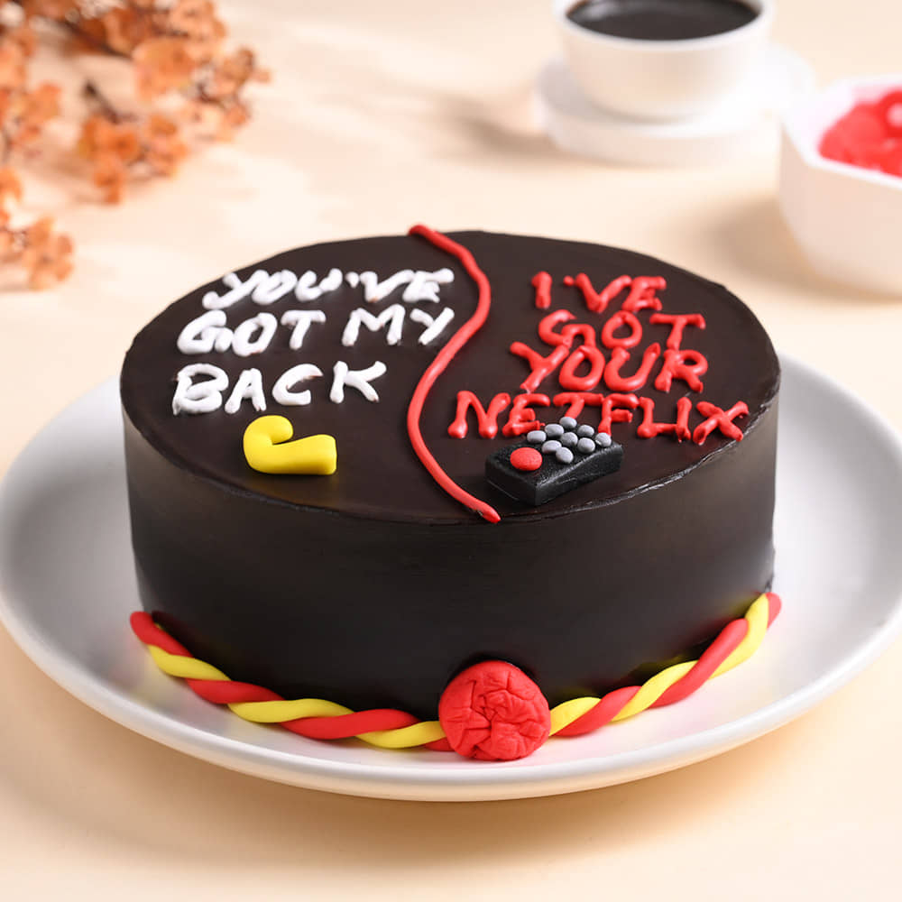 Quirky Sibling Pact Cake