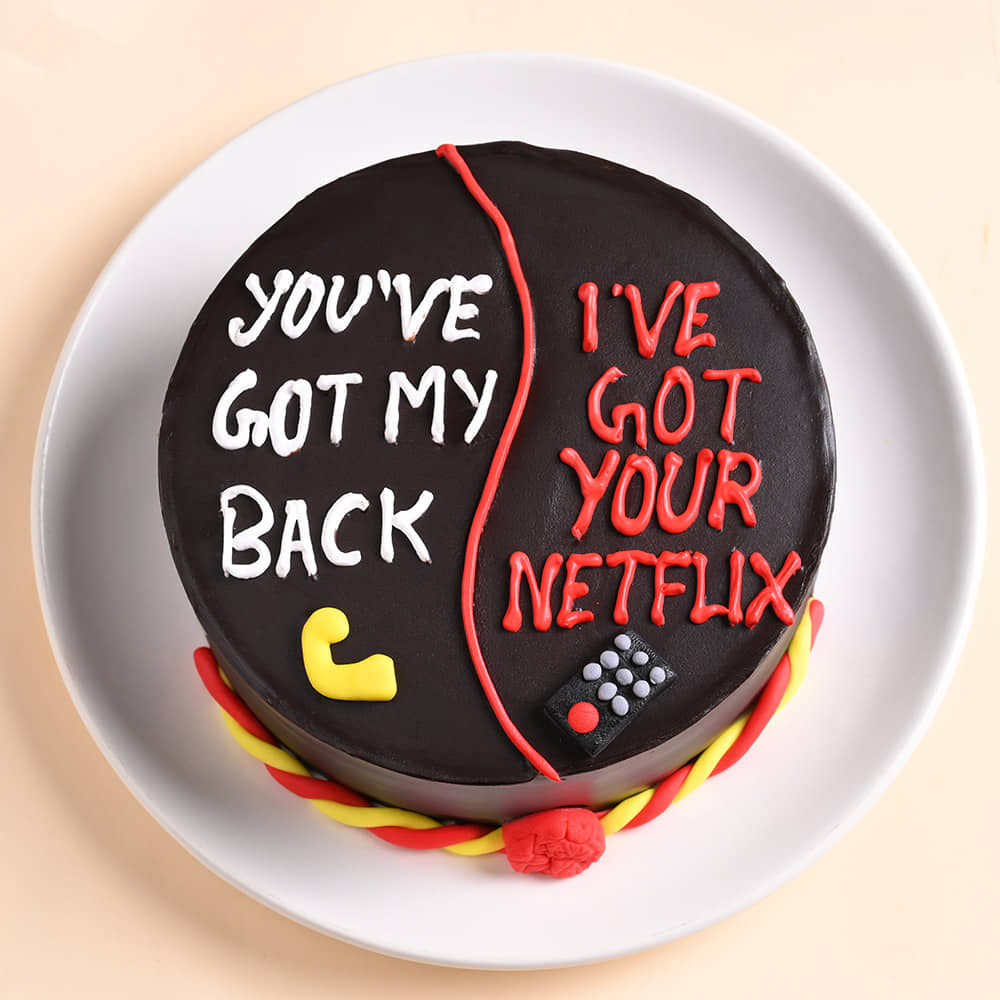 Quirky Sibling Pact Cake