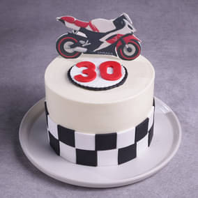Racer Bike Cake Racer Bike Cake