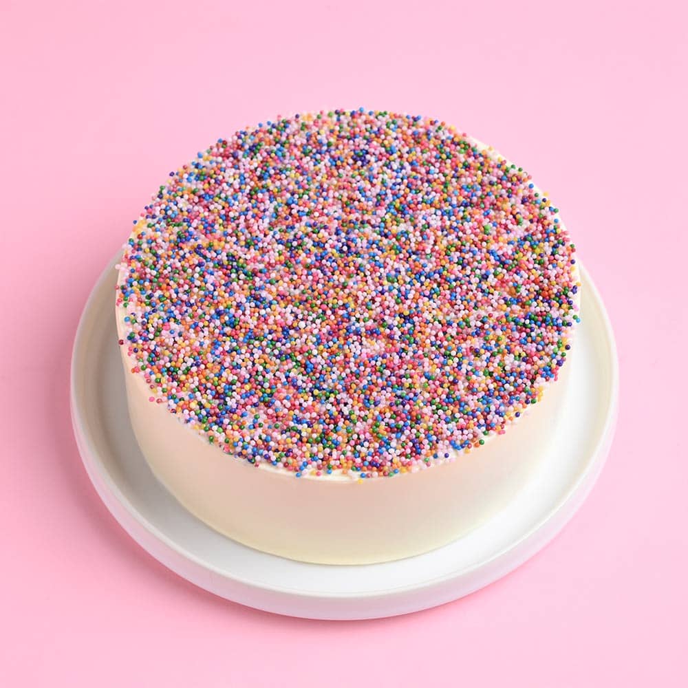 Rainbow Sprinkle Dot Cake Rainbow Sprinkle Dot Cake