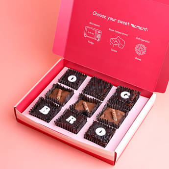 Rakhi Special OG Bro Brownie Box (9 pieces)