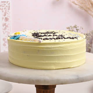 Side View of Happy Raksha Bandhan Theme Cake Side View of Happy Raksha Bandhan Theme Cake