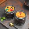 Choco Jar Cakes With Designer Rakhi