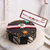 Raksha Bandhan Chocolate Cake With Rakhi