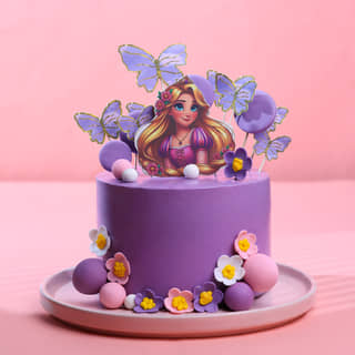 Rapunzel Butterfly Cake Rapunzel Butterfly Cake