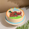 Dino Theme Cake