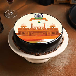 Red Fort Independence Day Cake