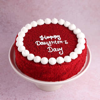 Red Velvet Daughters Day Cake