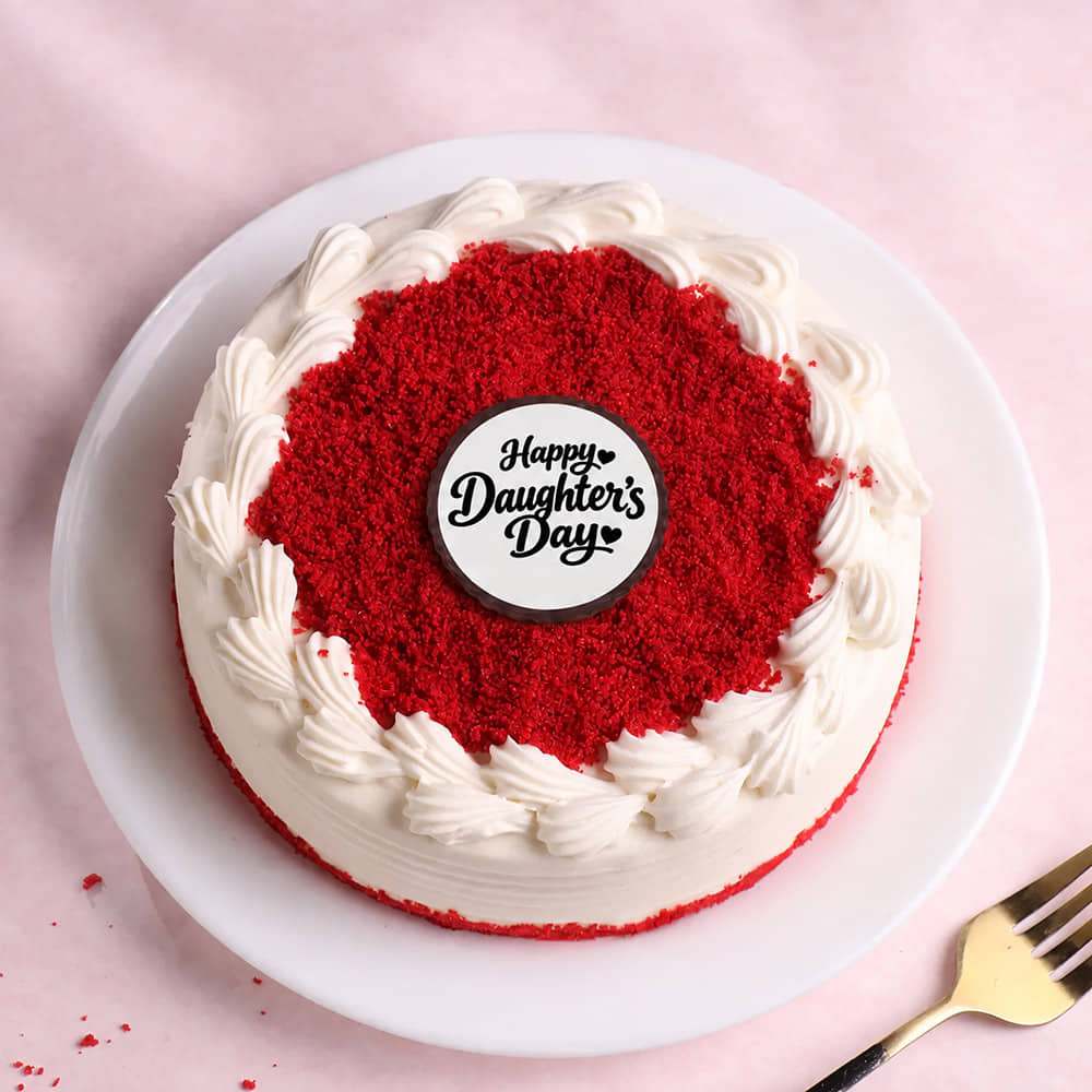 Red Velvet Daughters Day Cake