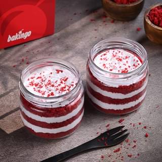 Red Velvet Jar Cake