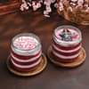 Red Velvet New Year Jar Cakes