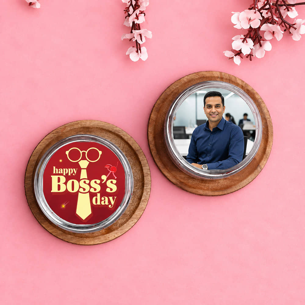 Red Velvet Photo Jar Cake Duo for Boss
