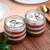 Red Velvet Romantic Jar Cake Duo