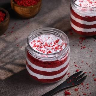 Velvety Blast Cake - Red Velvet Single Jar Cake