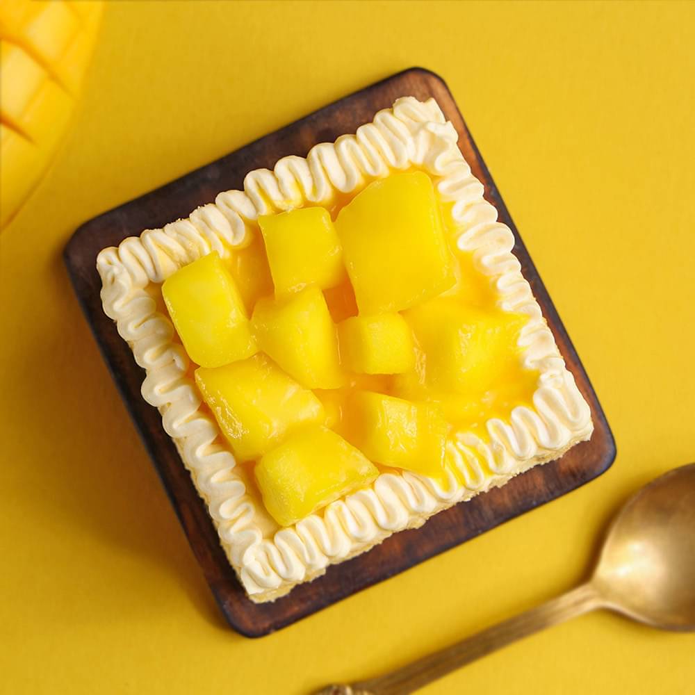 Front View of Refreshing Mangolicious Pastry 