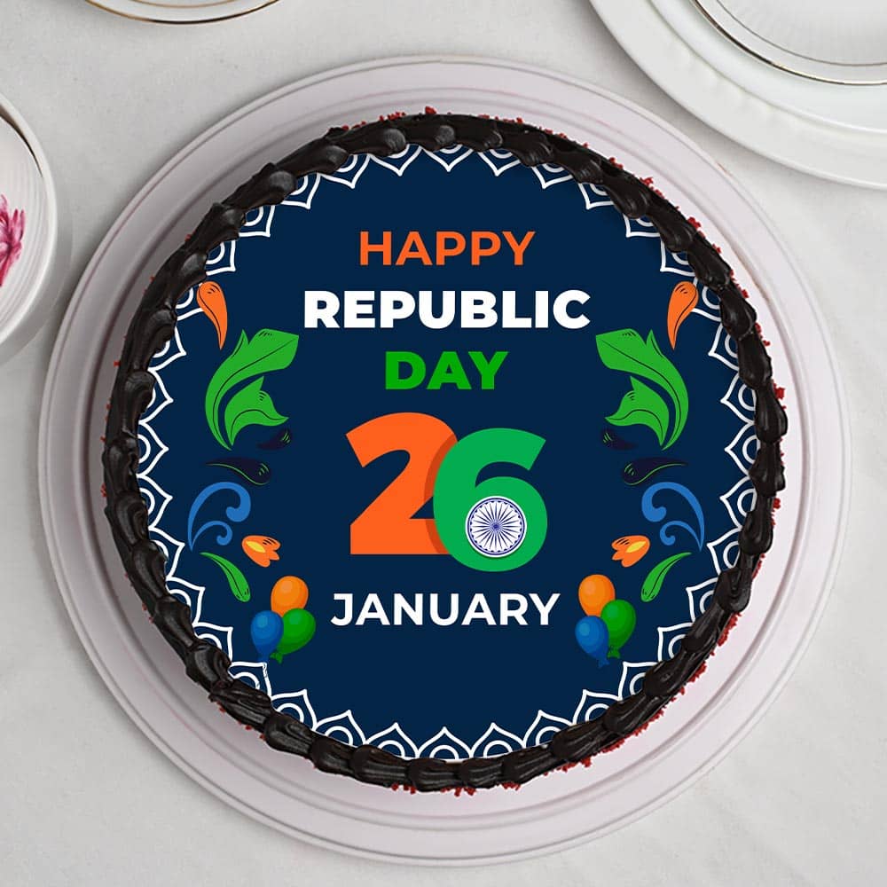 Republic Day Poster Cake