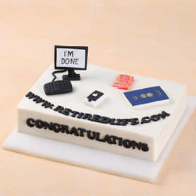 Retirement Celebration Cake