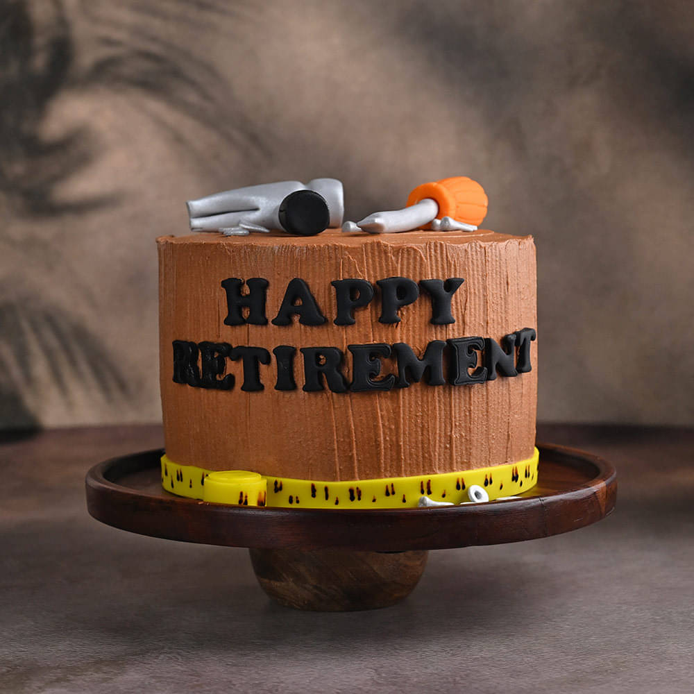 Happy Retirement Cake