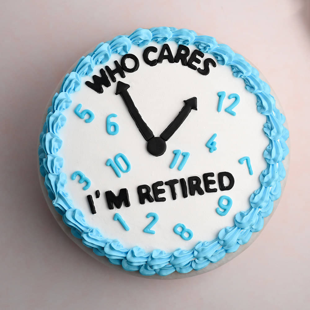 Cream Cake for Retirement Party