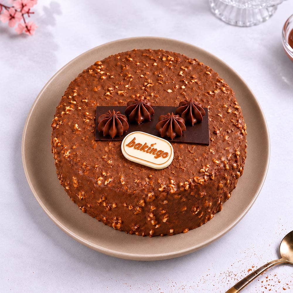 Rocher Brulee Cake