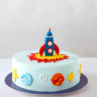 Order Rocket Adventure Fondant  Cake Online