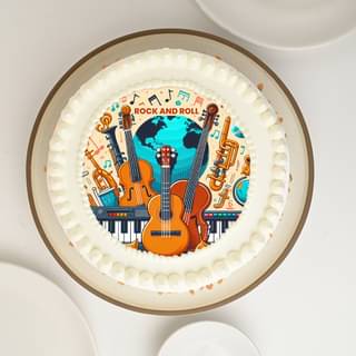 Cake for Music Lover | Online Music Theme Cake for Birthday