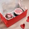 Romantic Valentines Choco Cupcake Duo