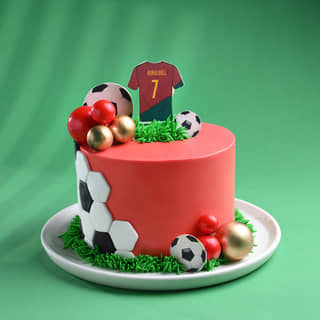 Ronaldo Jersey Football Cake Ronaldo Jersey Football Cake