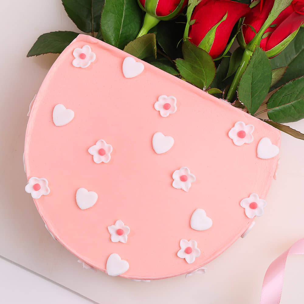 Rose Bouquet Love Cake