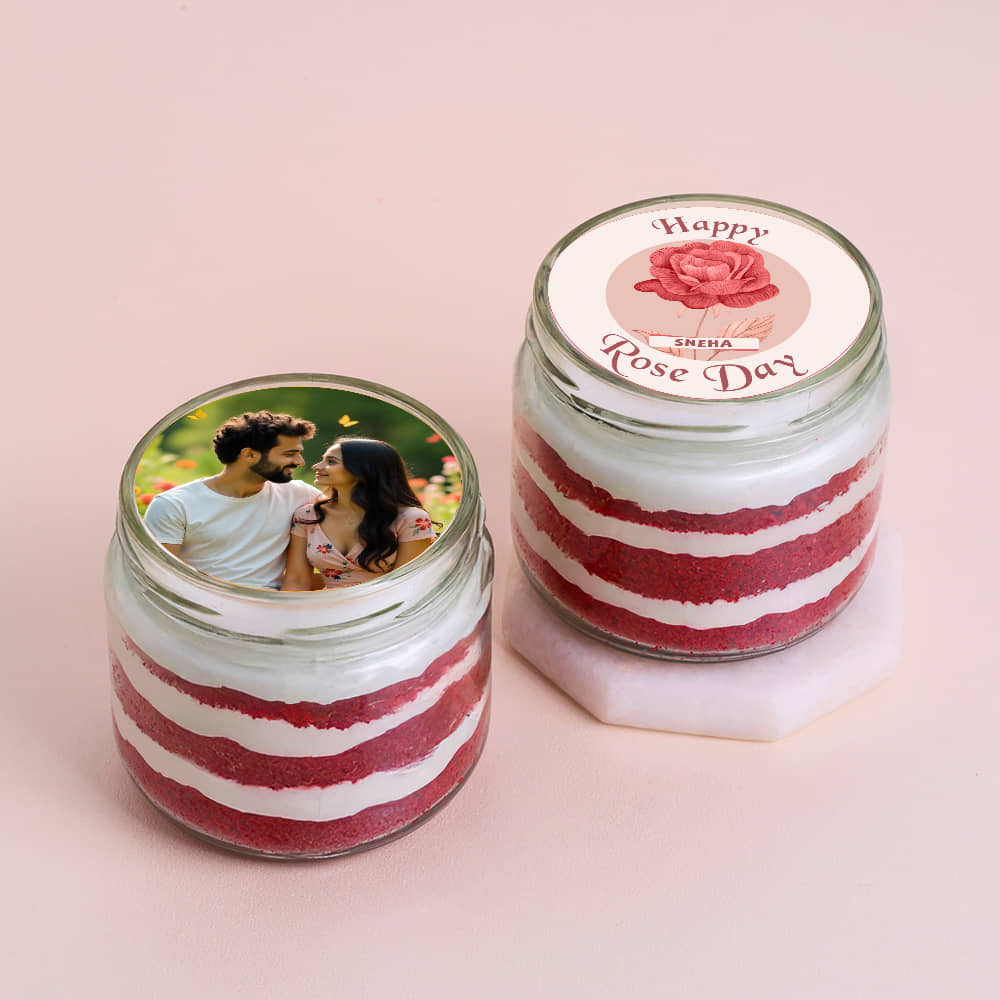 Rose Day Love With Red Velvet Jar Rose Day Love With Red Velvet Jar