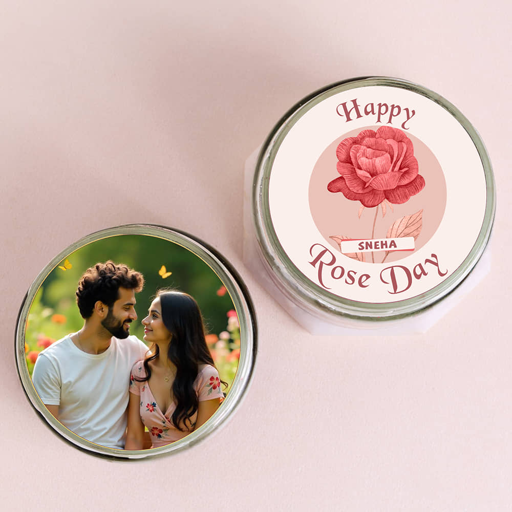 Rose Day Love With Red Velvet Jar