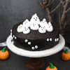 Round Choco Halloween Cake