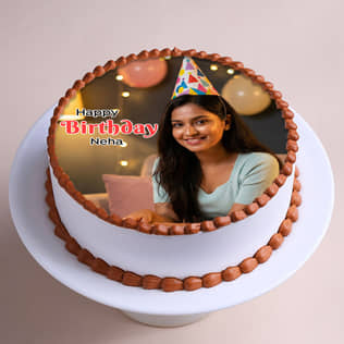 Birthday Moments Photo Cake