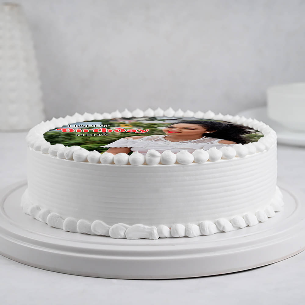 Round Photo Cake