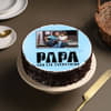 Perfect Papa Photo Cake For Fathers Day 2024