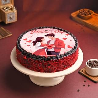 Valentine Customised Poster Cake