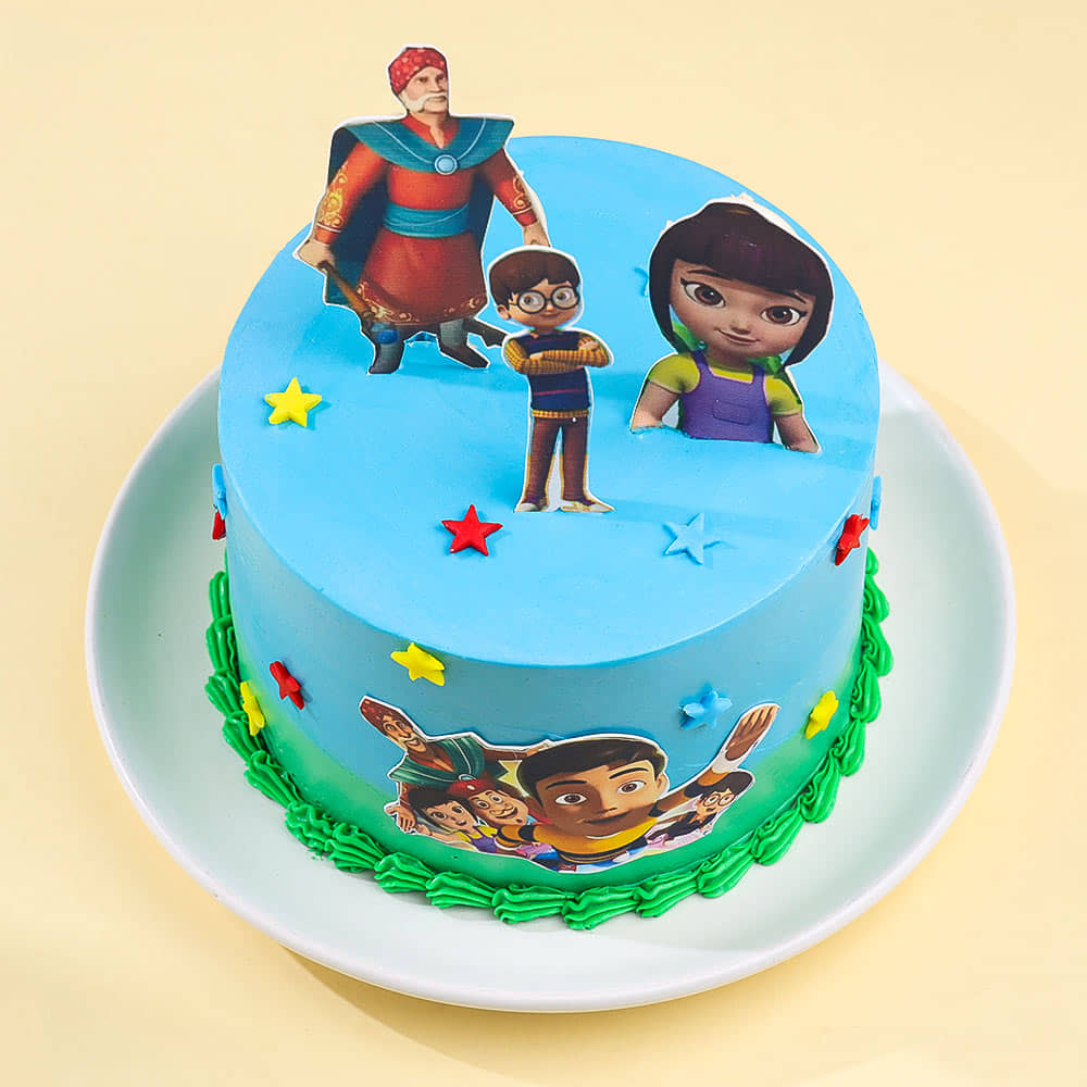 Rudra N Friends Cartoon Cake