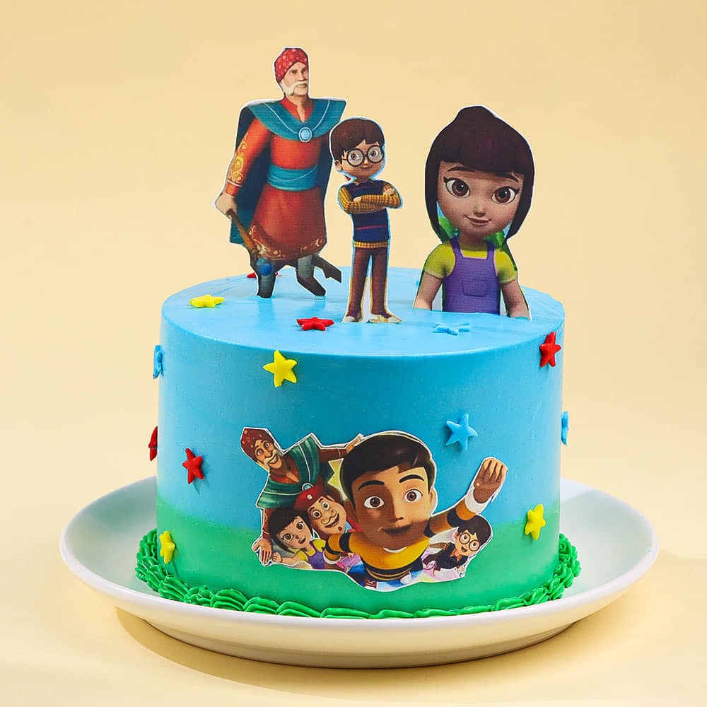 Rudra N Friends Cartoon Cake