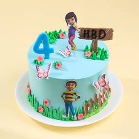 Rudra N Maira Cartoon Cake Rudra N Maira Cartoon Cake
