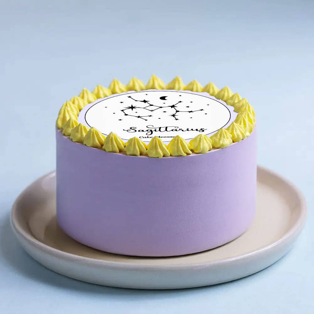 Sagittarius Star Bento Cake