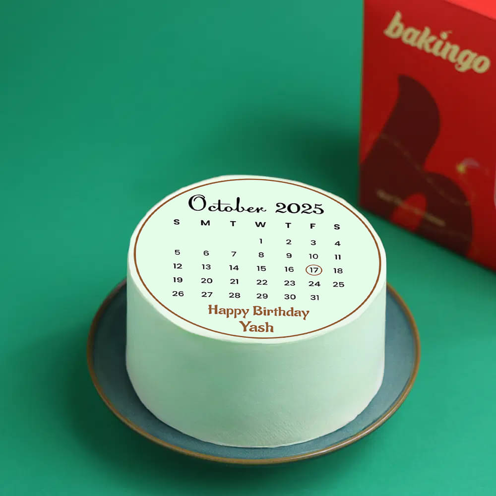 Save the Date Birthday Cake