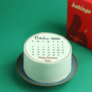 Save the Date Birthday Cake