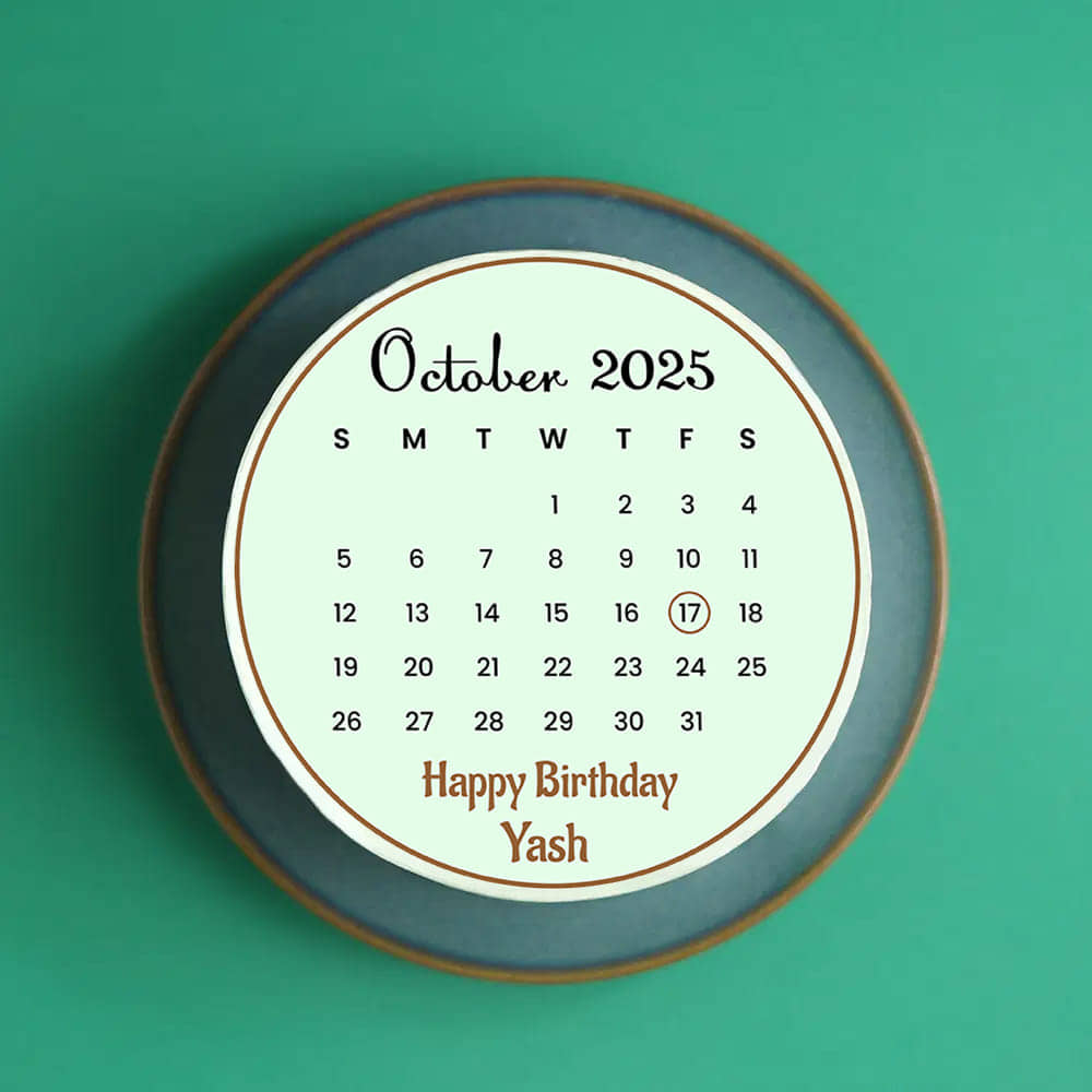 Save the Date Birthday Cake