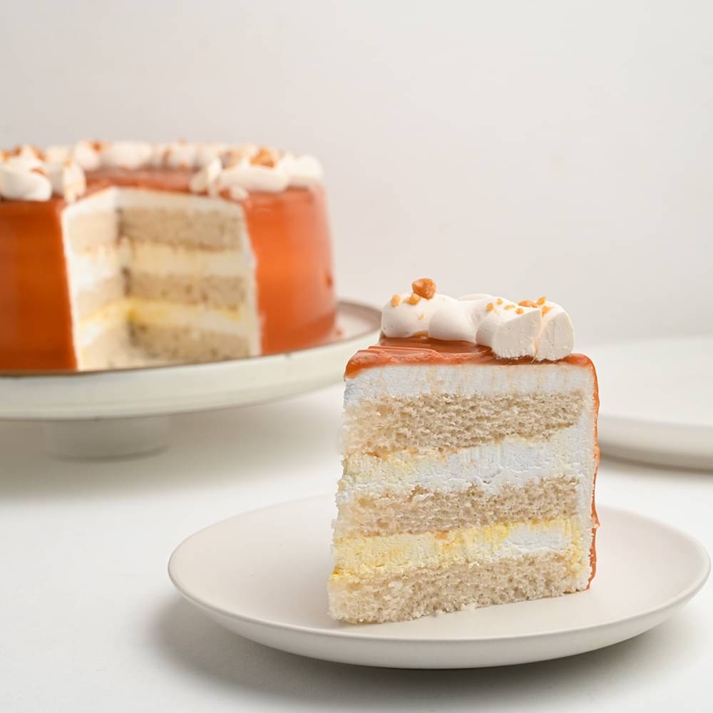Slice View of Butterscotch Glaze Cake Online
