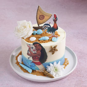 Seaside Adventures Moana Cake
