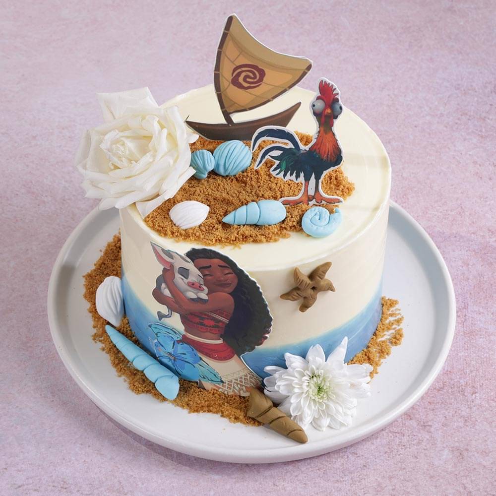 Seaside Adventures Moana Cake