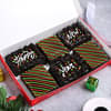 Set of Six New Year Chocolate Brownies