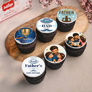 Set Of Six Fathers Day Cupcakes Set Of Six Fathers Day Cupcakes