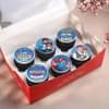 Set Of Six Superdad Cupcakes